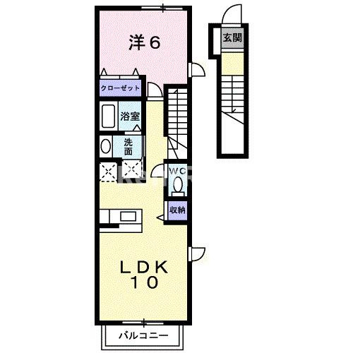 マーブルの間取り|間取図