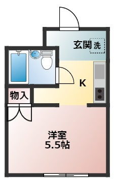 【間取り】 | コーポ向野