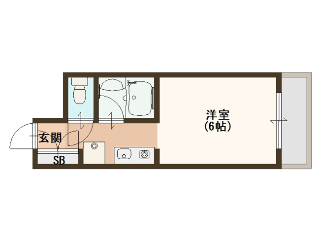 【間取り】 | パラディ梅南