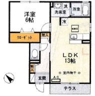 【間取り】 | プラム  | プラムの間取りです