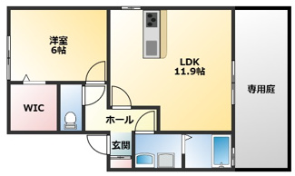 【間取り】 | ラ・ミュー久宝寺Ⅰ棟