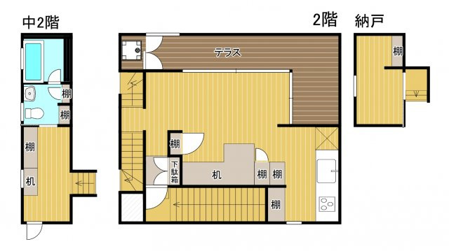ニイハウスの間取り