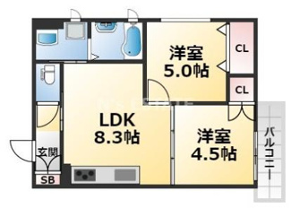 【間取り】 | ヤーナパレスノース