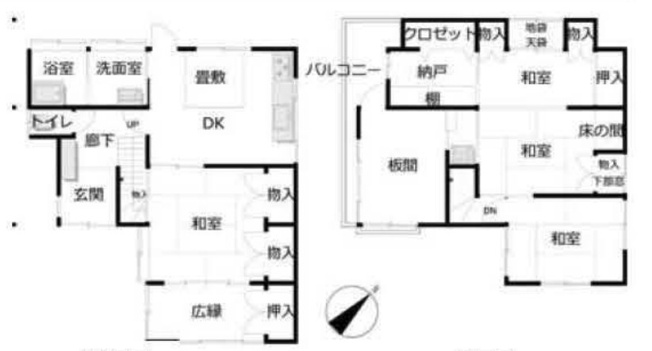 【間取り】 | 熊谷市中央4丁目　中古戸建