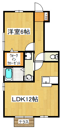 サニーコートⅢの間取り