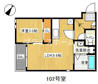 【間取り】 | Grandtic 博多 | 物件画像
