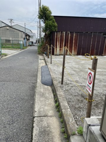 久々知3丁目470-1青空ガレージ【管理番号66】|前面道路　東側　※西側行き止まり