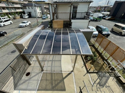 【駐車場】 | 上條小・平成25年建築・土地46坪・泉大津市東助松町2丁目 | 駐車場に車を止められます