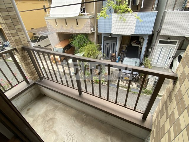ハイツ四季のバルコニー