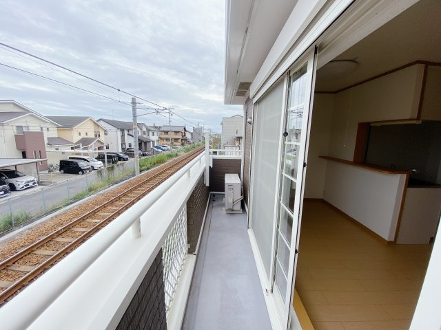 ドリームＫのバルコニー