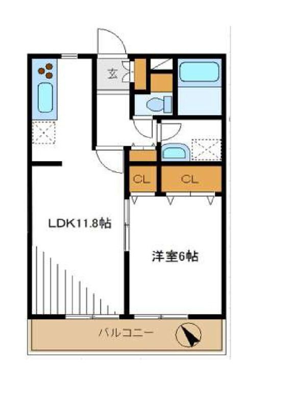 エスポワール（高津）の間取り