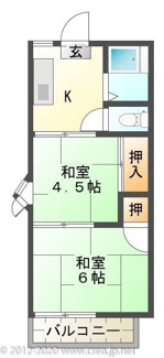 【間取り】 | 柏町ガーデンハイツ
