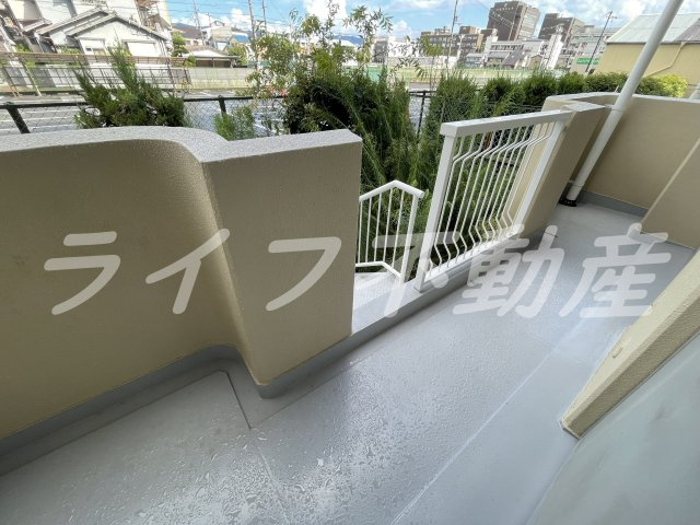 メゾンドール水野のバルコニー|落ち着いた時間を過ごせるバルコニーです