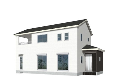 【外観パース】 | 高崎市元島名町新築住宅　③