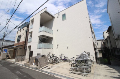 【外観】 | ノーブル阿倍野 | ノーブル阿倍野　外観　鉄骨造　３階建
