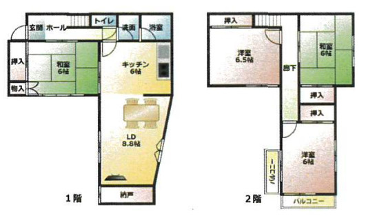 【間取り】 | 深谷市東方　中古戸建