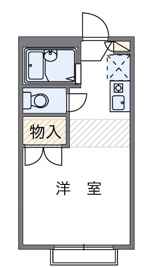 レオパレスプルニエの間取り