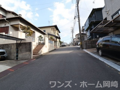 【前面道路含む現地写真】 | 岡崎市稲熊町字５丁目土地
