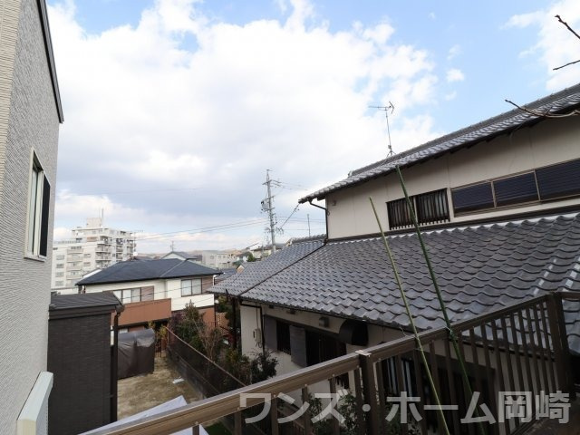 岡崎市稲熊町字５丁目土地の展望|物件から東方向への眺望