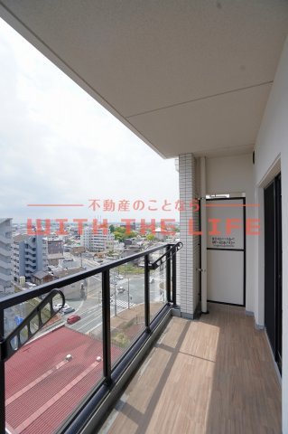 ルーチェ久留米駅前【10,000円キャッシュバック対象物件】のバルコニー|バルコニーがあります