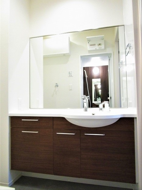 ソレイユコートの独立洗面台