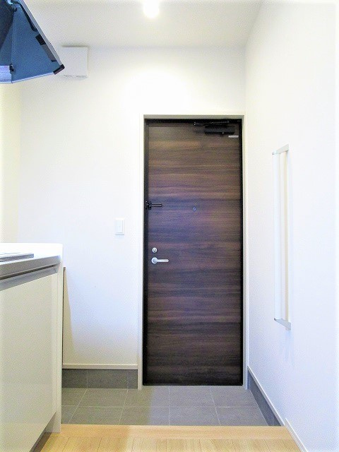 ソレイユコートの玄関