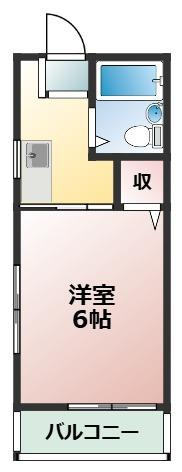 イオチハイツ5号棟の間取り