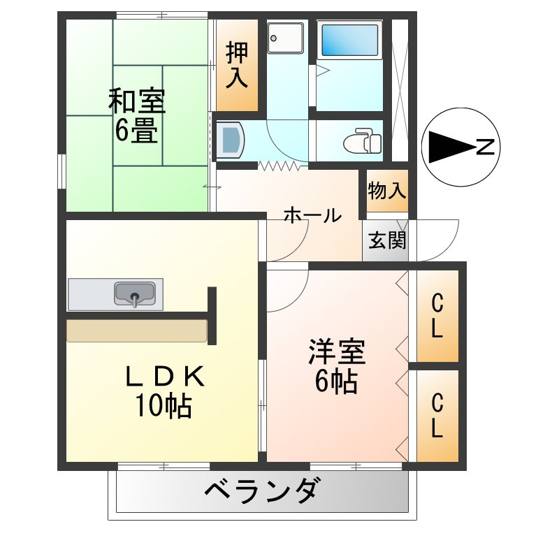 ボヌール峯の間取り