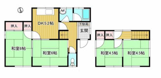 【間取り】 | 東野４丁目借家