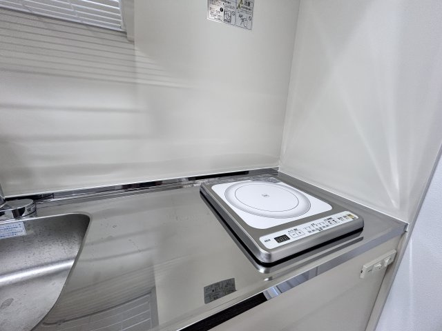 ソレーユ・Kのキッチン|ミニキッチンとミニ冷蔵庫付き