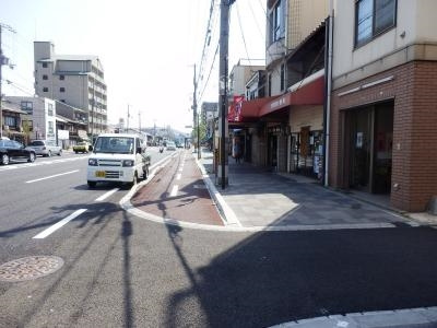 オルテンシアの周辺|前面道路