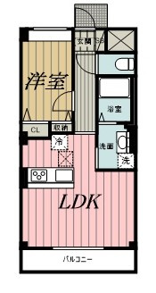 Eternal Ｊ(エターナル ジェイ)の間取り