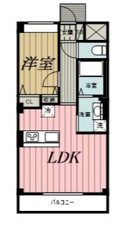 Eternal Ｊ(エターナル ジェイ)の間取り