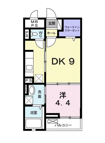 パレス・アムールⅡの間取り