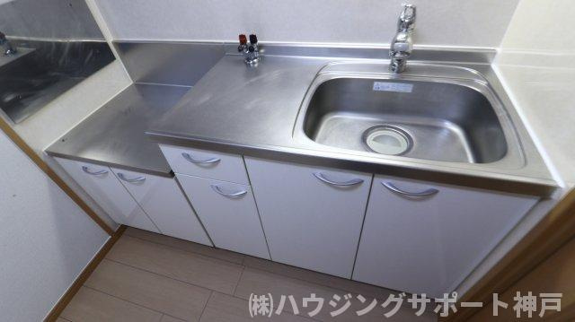 フラットワンのキッチン