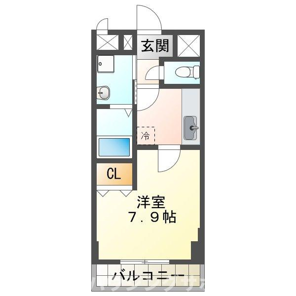 フラットワンの間取り