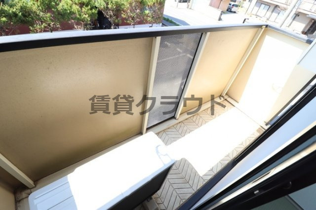 ファインビレッジのバルコニー|南東向きのバルコニーです！