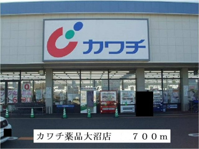 【周辺】 | エイブルーＩ | カワチ大沼店まで700m