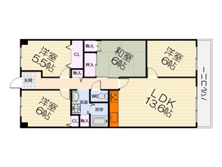 【間取り】 | エクセラート北助松