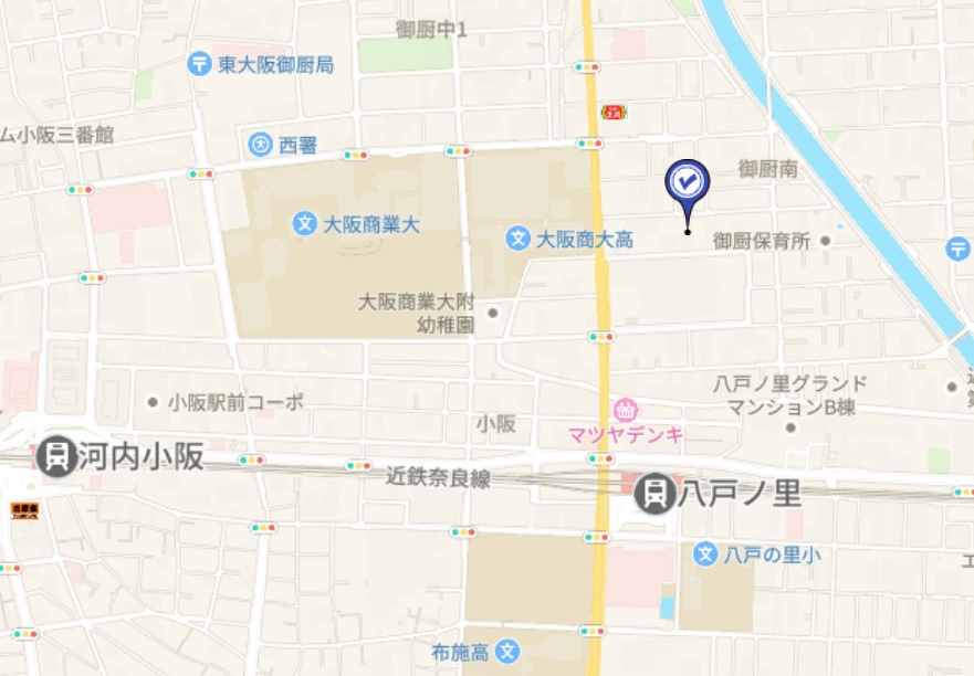 フィールドパークⅡ番館の地図