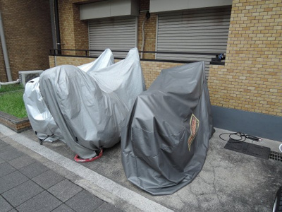 【その他共用部分】 | ライオンズマンション川崎第７ | バイク置場です。