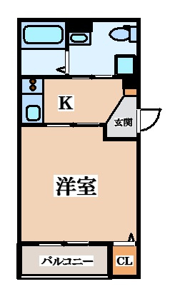 【間取り】 | CRASTINE大蓮北４丁目B | 同一商品