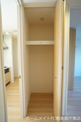 熊本市東区上南部３丁目のアパートの収納