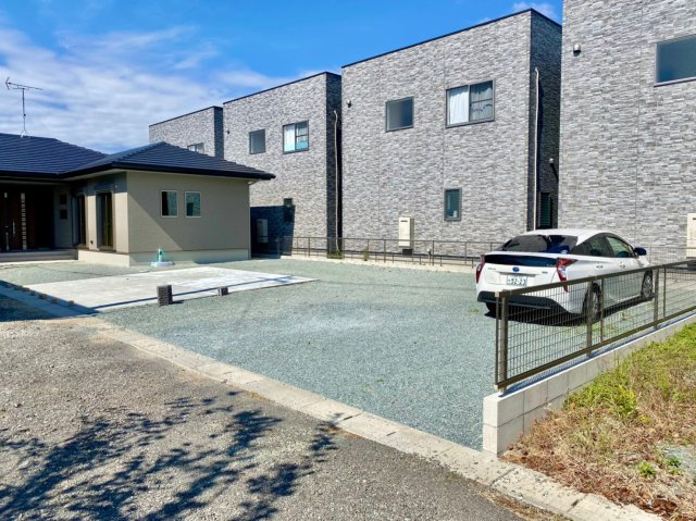 柳川市蒲生の新築一戸建の駐車場