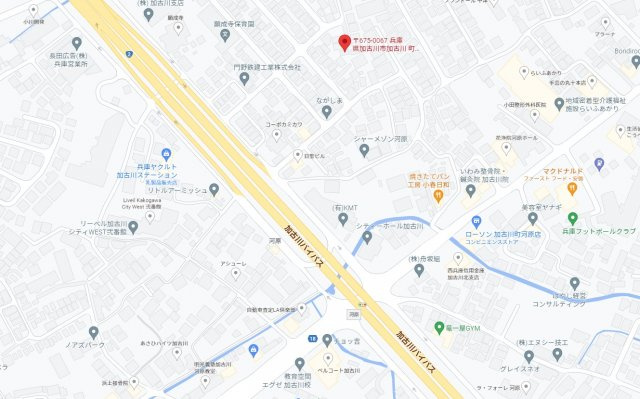 【地図】 | 加古川市加古川町河原　土地 | JR加古川駅より徒歩14分の立地です。