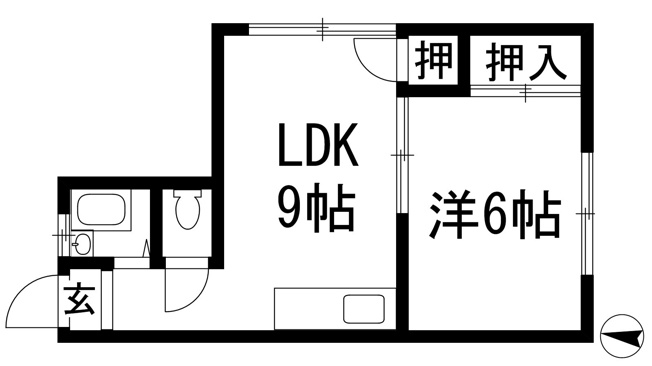 【間取り】 | 島上マンション