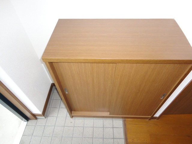 サンライズ大善寺【キャッシュバック対象物件】の玄関|収納もある玄関です