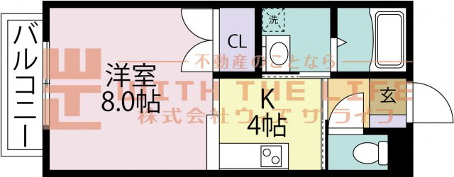 オーベルジュ錦【キャッシュバック対象物件】の間取り