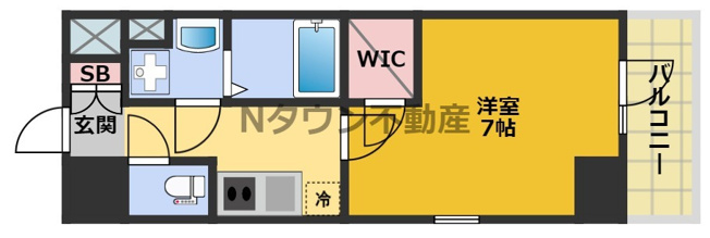 【間取り】 | エスリード大須プレシア | 使いやすい間取りです