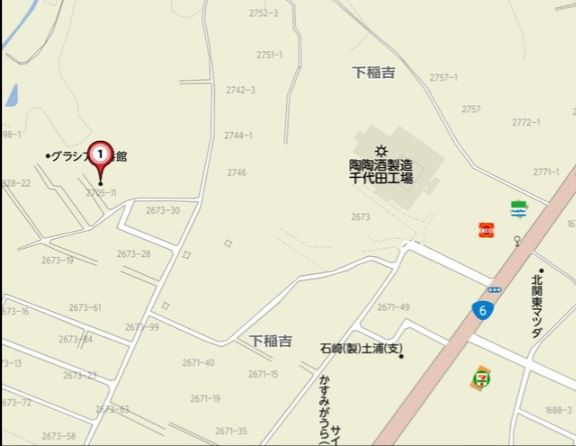 gracia弐番館の地図